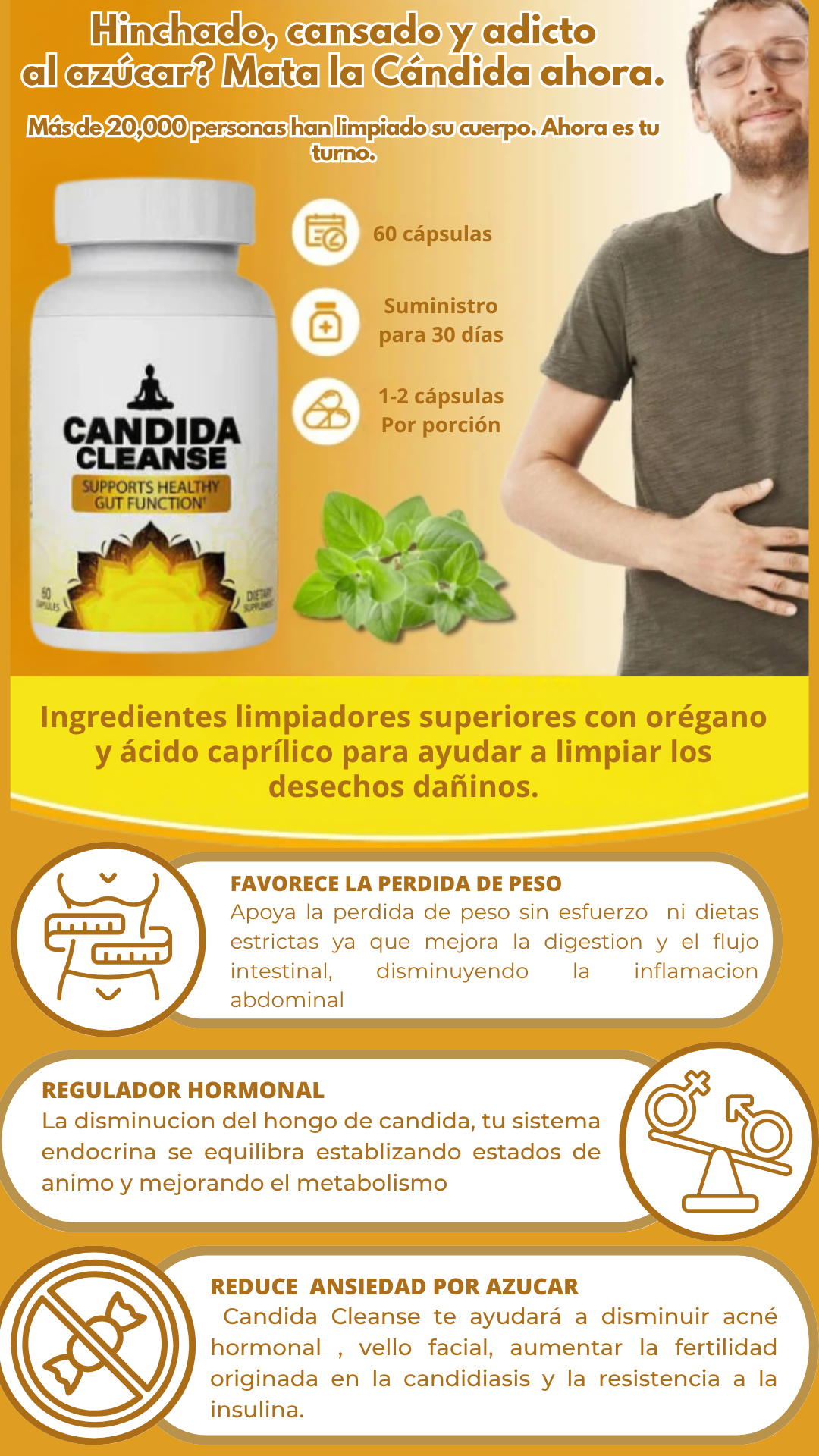 Candida Cleanse® x 60 capsulas