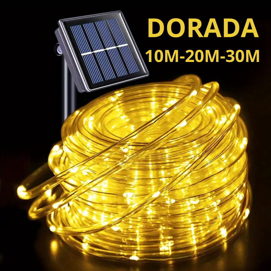 Luces Pro Panel Solar Navidad (Manguera)