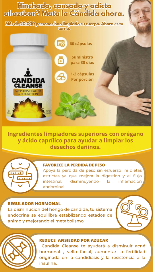 Candida Cleanse®  x 60 capsulas